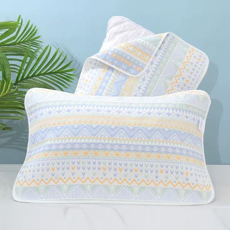 【恋家】50*80六层纯棉纱布枕套柔软透气加厚成人