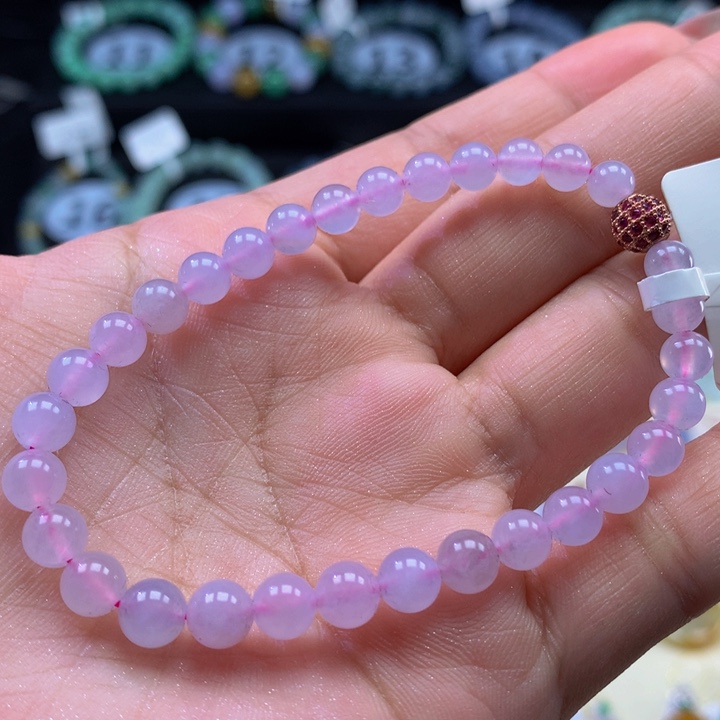 翡翠手链未镶嵌翡翠5+