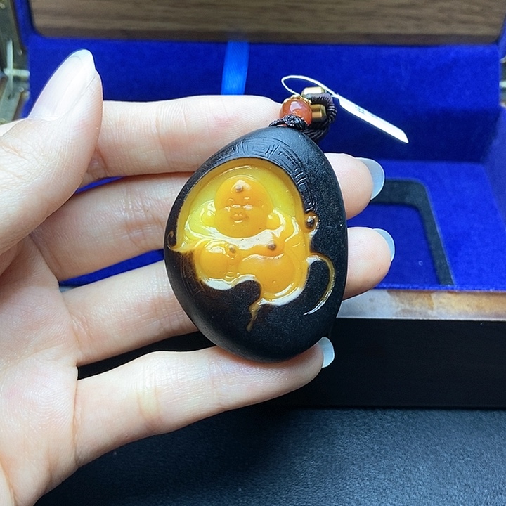 和田玉挂件未镶嵌深*N