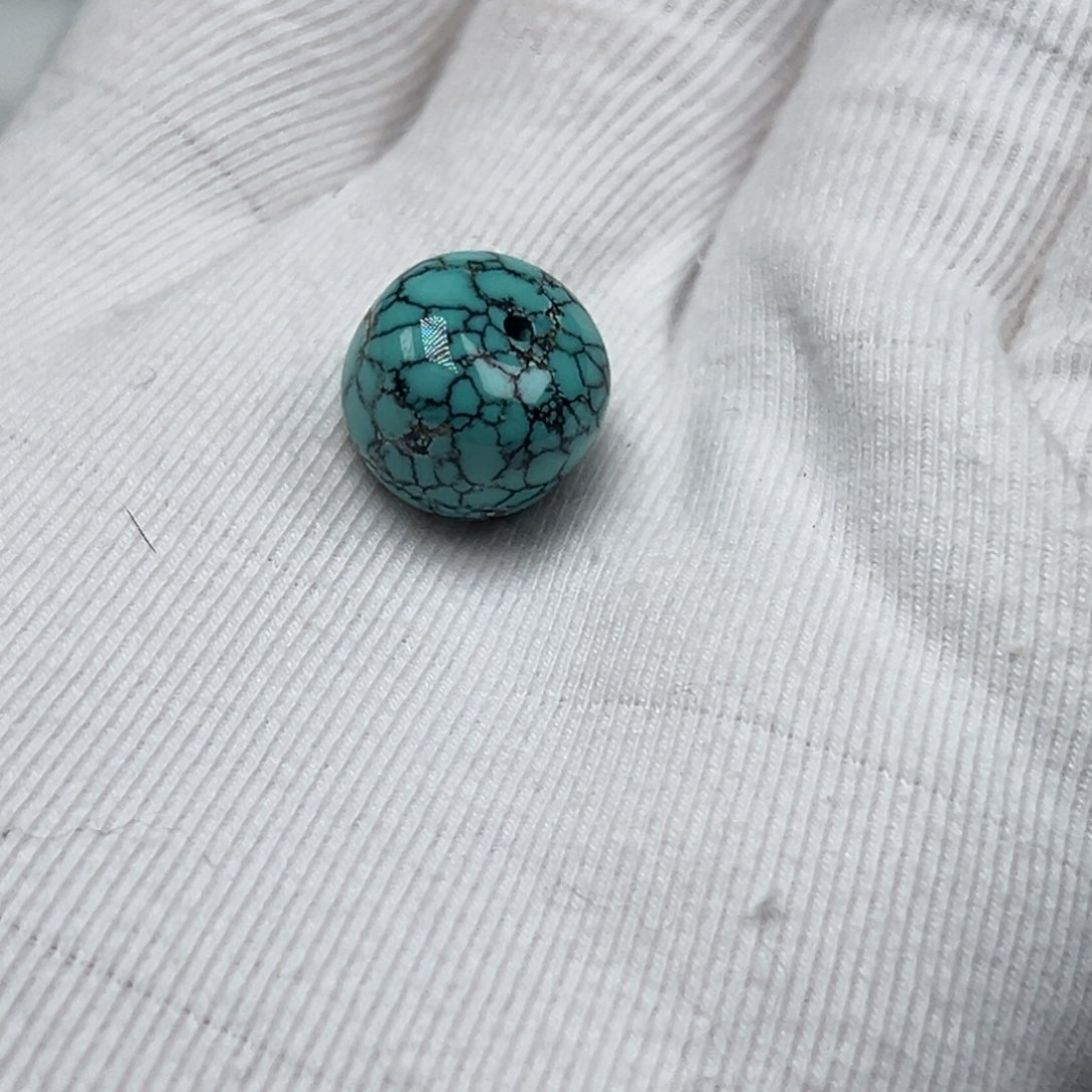 绿松石珠宝奇石未镶嵌裂****魂