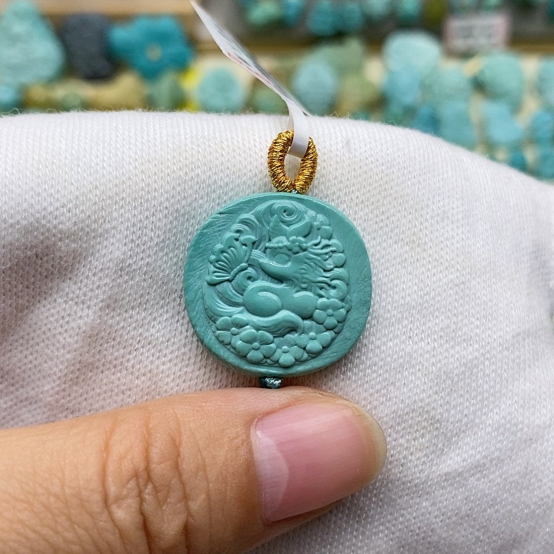 绿松石未镶嵌配饰