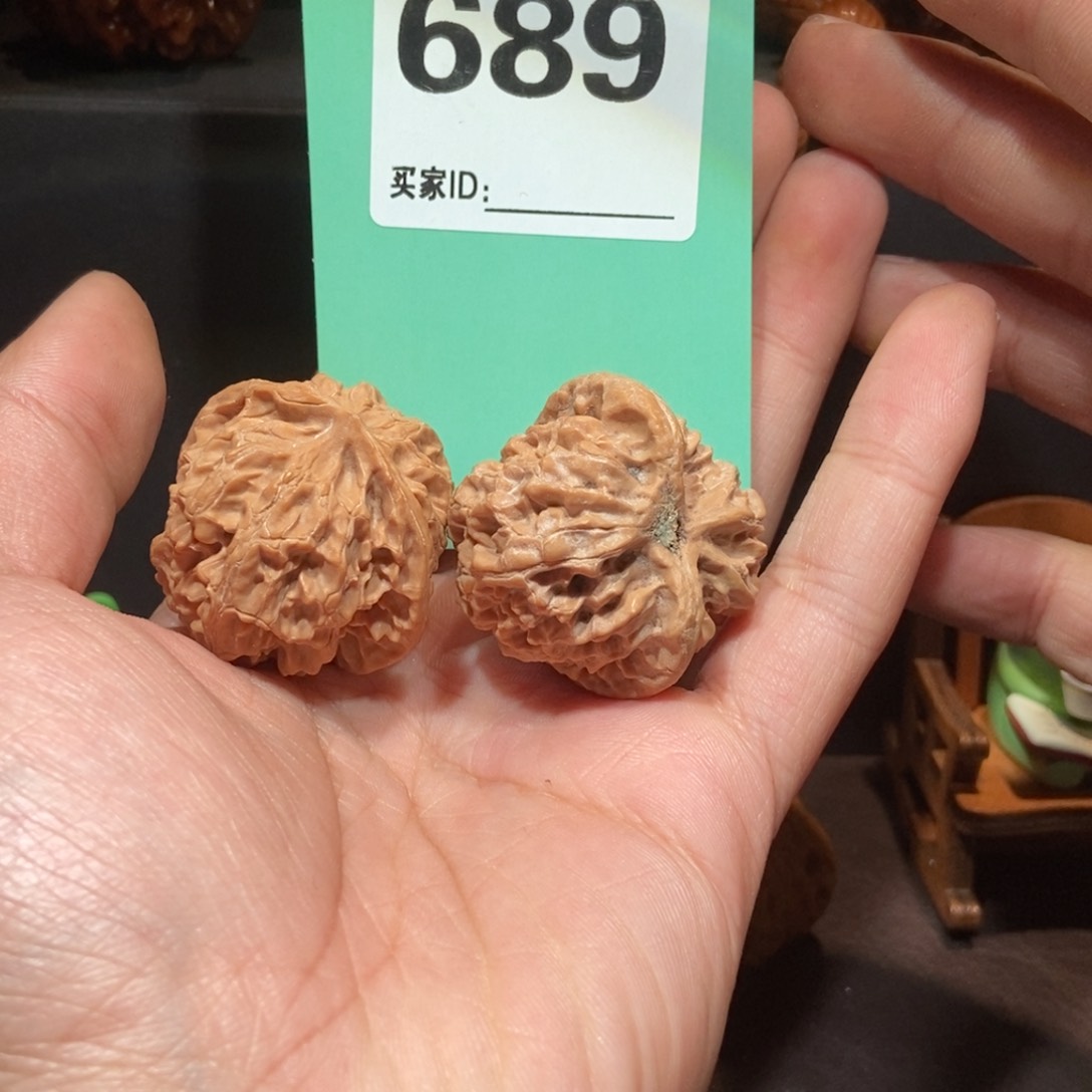 文玩核桃把件689苹果