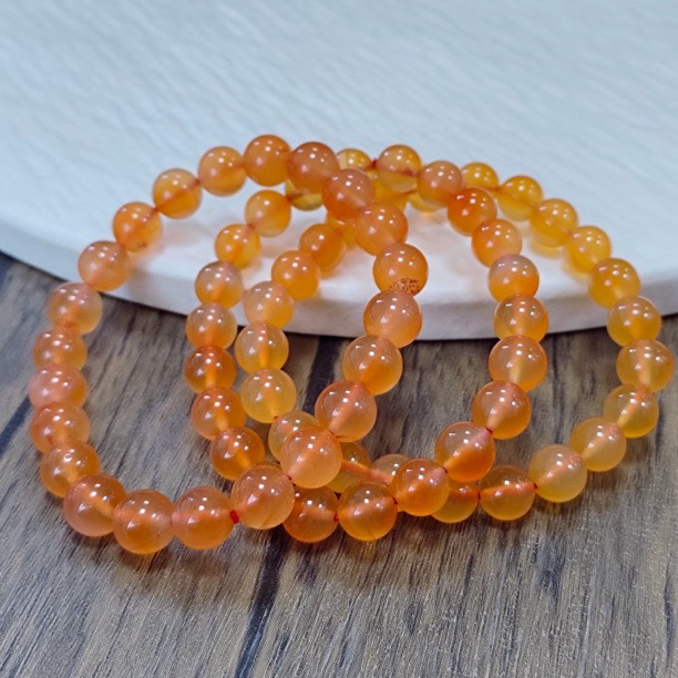 【小院甄选】天然南红单圈手链 多样性发一件 约8mm 2458BB