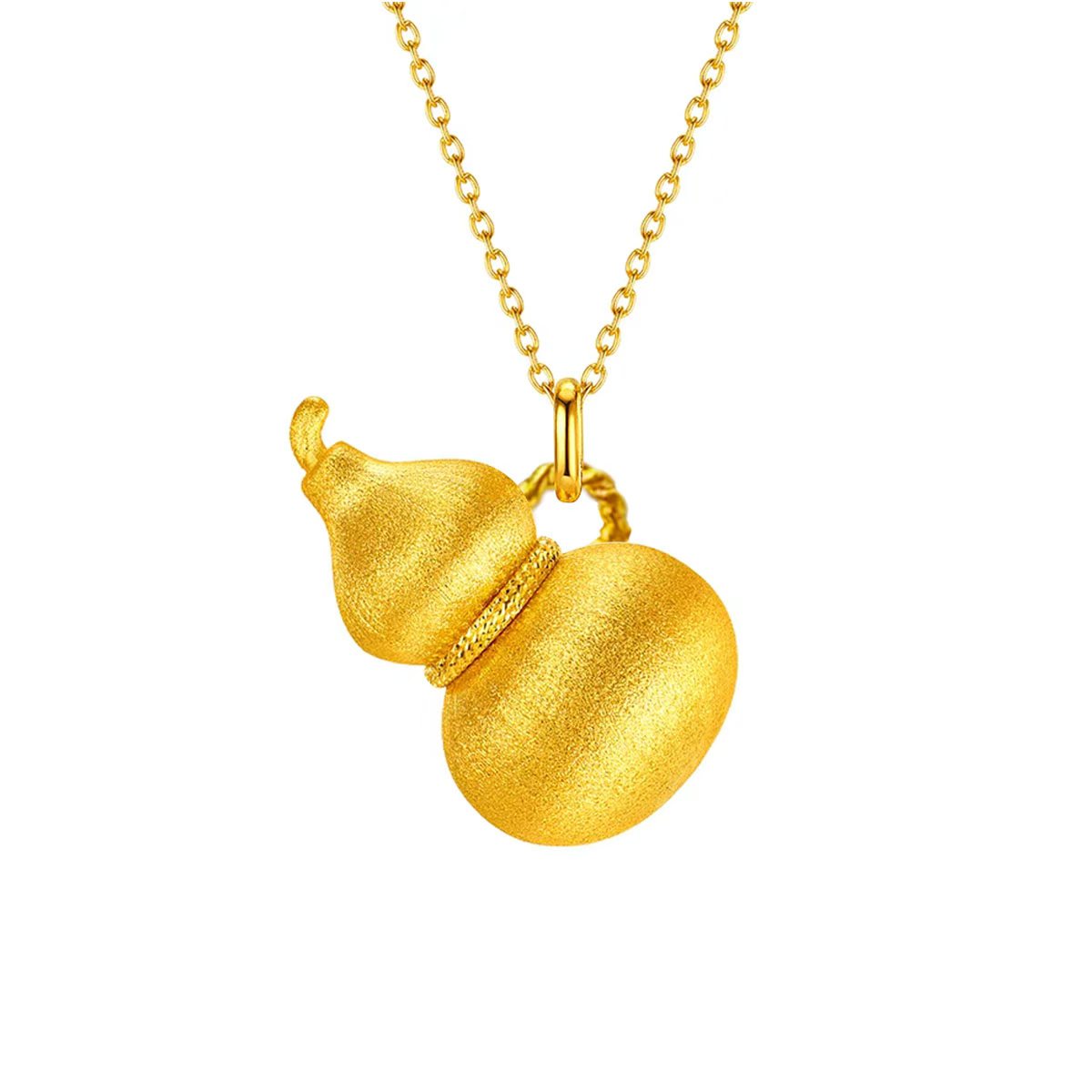 足金饰品/拉丝酒葫芦/4.43/1B5G1875/k（不赠链）