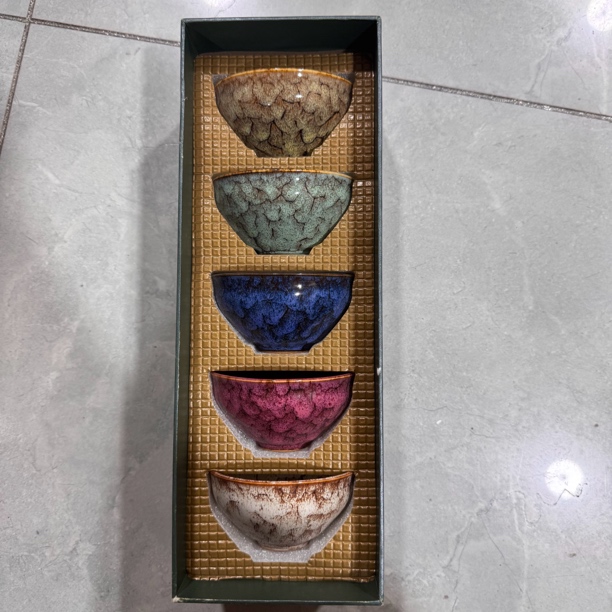 【店铺热销】窑变五行杯主人杯单个大号陶瓷茶杯大师级网红爆款建盏