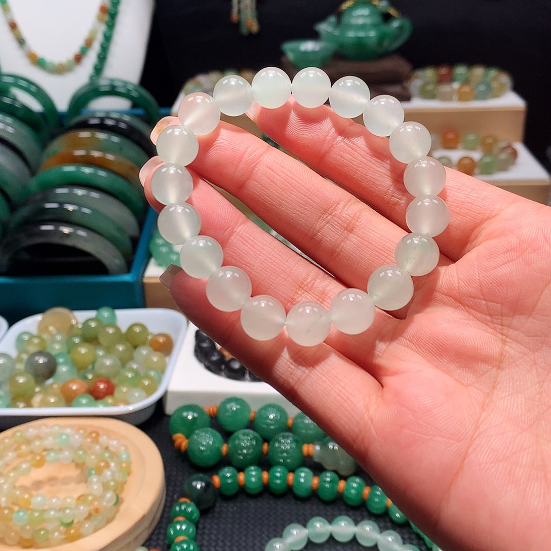 石英质玉合金手链