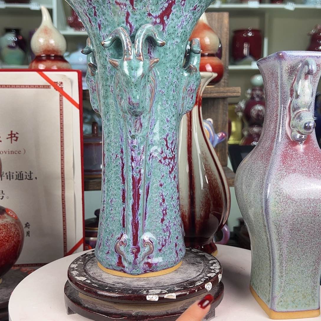 摆件郑家钧窑摆件