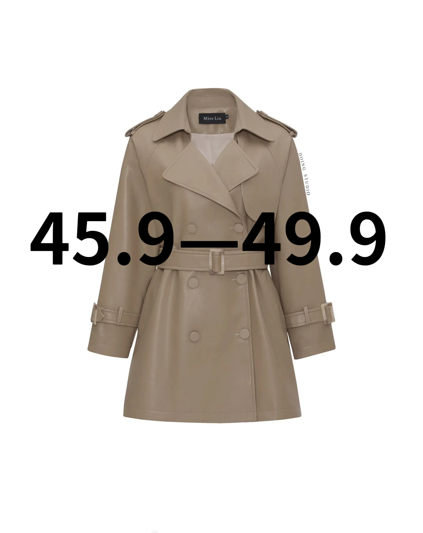 孤品女装默认瑕疵No退No换，完美主义绕行 春秋气质百搭韩版风衣