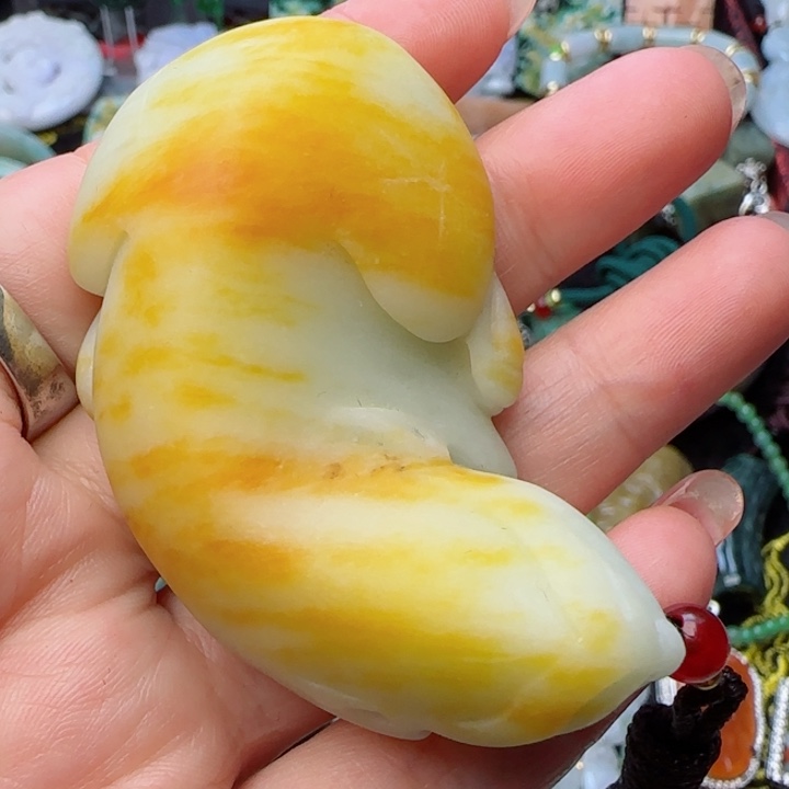 和田玉颈饰未镶嵌天然A货87