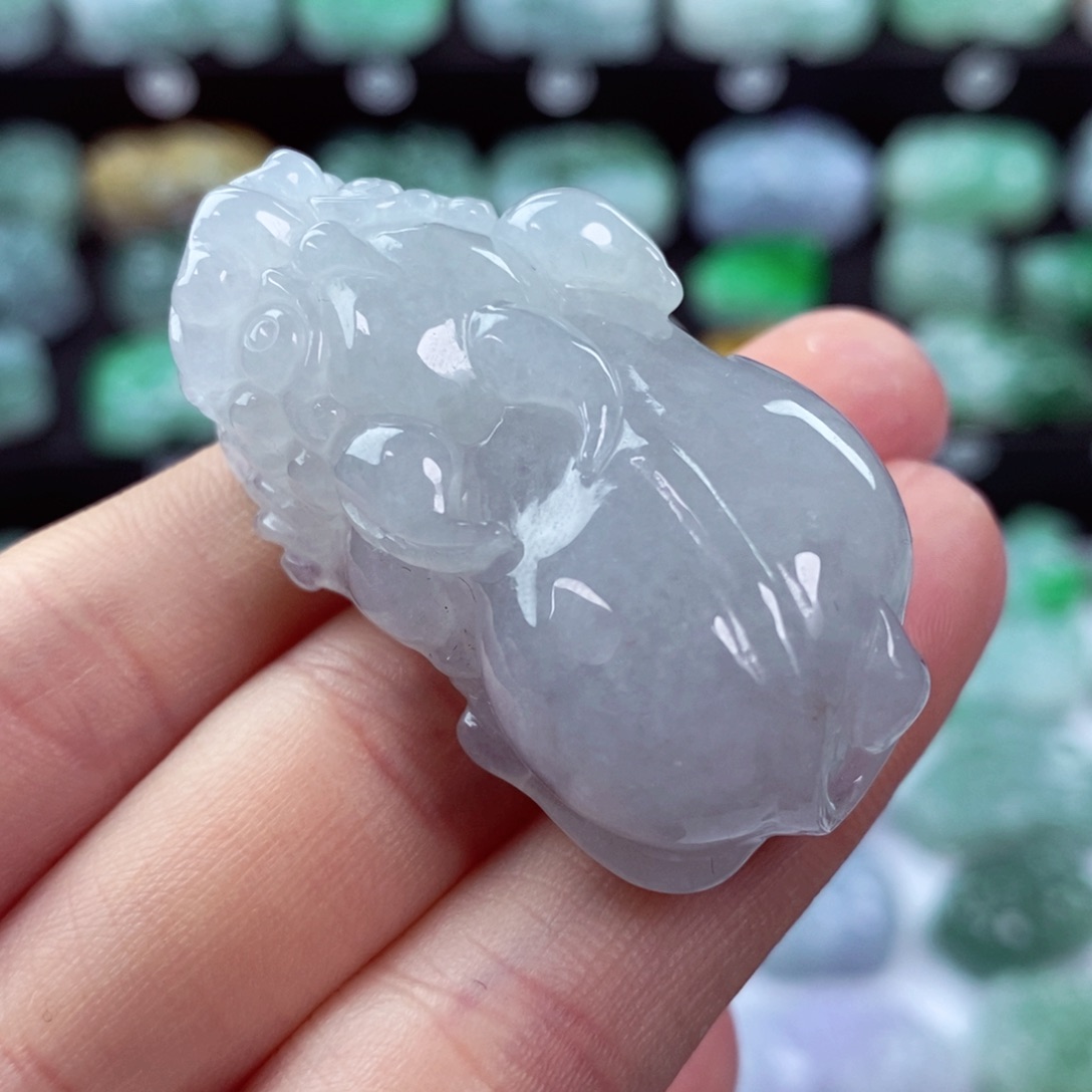 翡翠颈饰未镶嵌天然