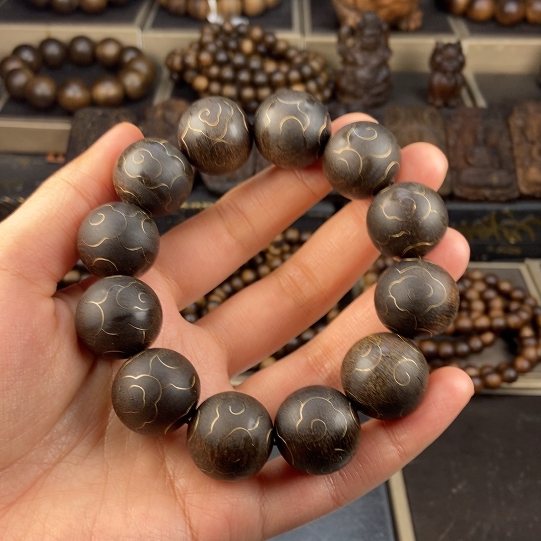 沉香手串轩*阁越南芽庄白棋楠