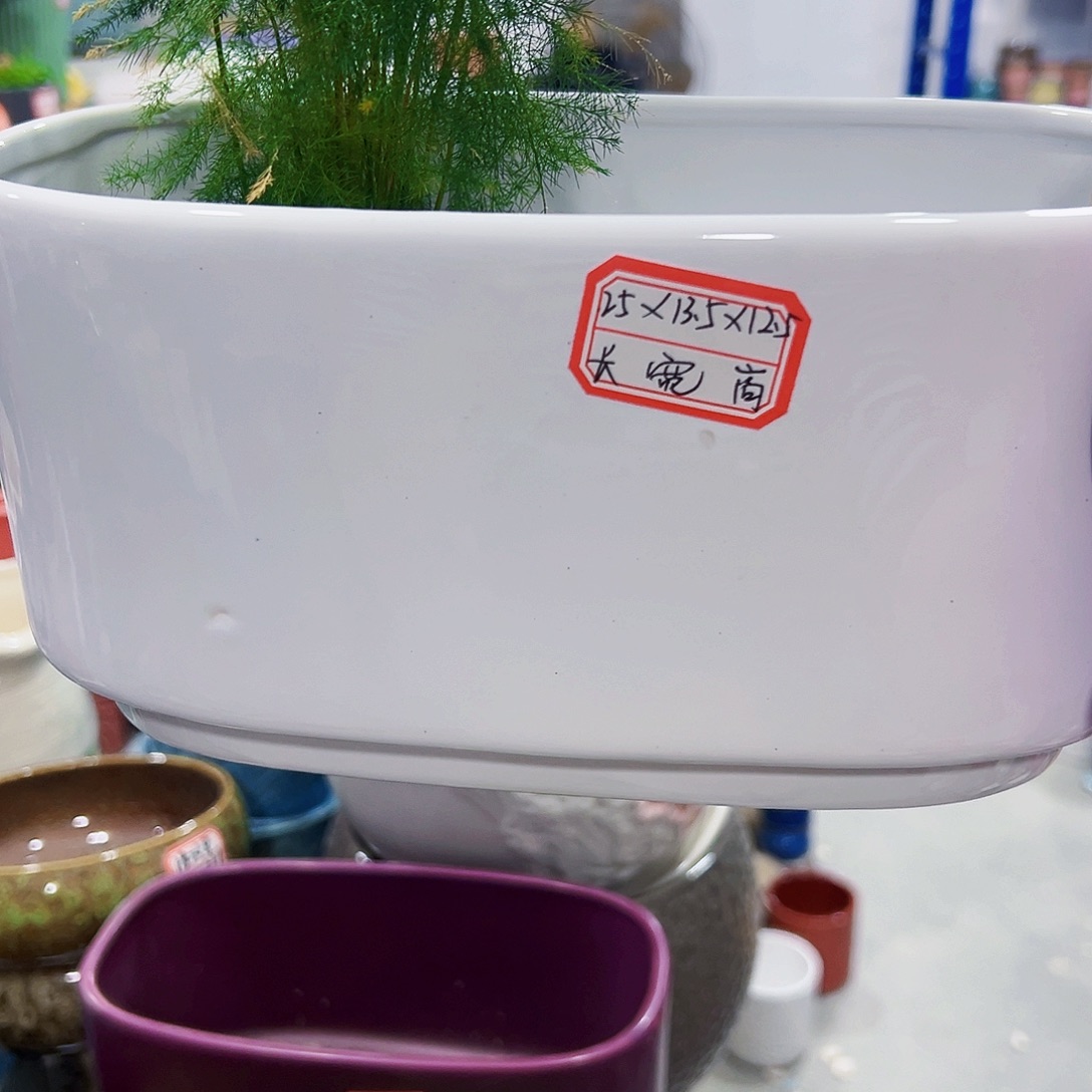 外贸尾单陶瓷花盆凑单10米包邮