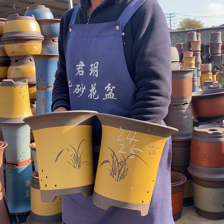 紫砂花盆紫砂花盆盆栽花卉苗木种植