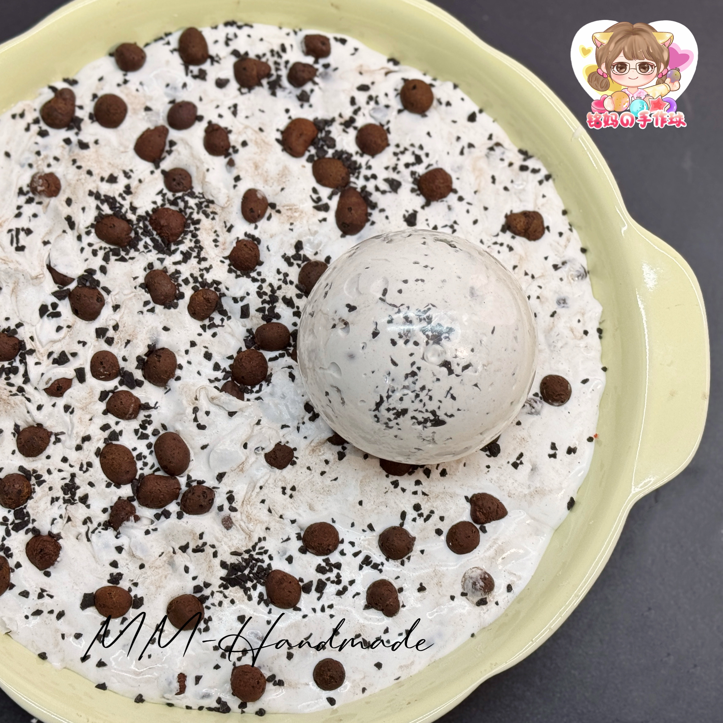 奥利奥手作球 肌小力 奶油底声控玩具 解压手工diy