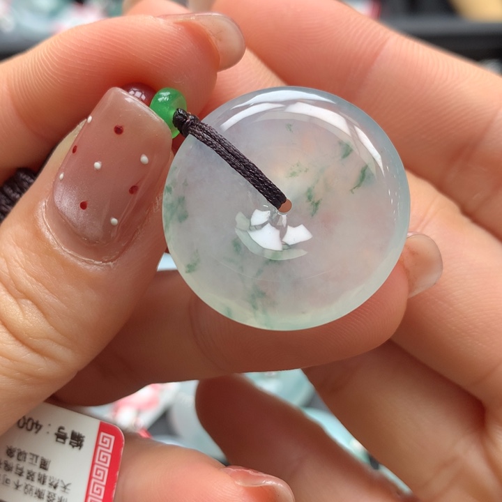 翡翠颈饰未镶嵌翡翠饰品26.6-5.5