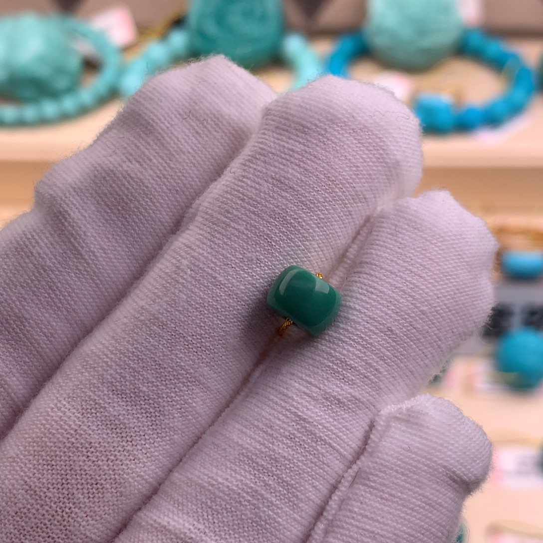 未镶嵌绿松石珠宝奇石7.5