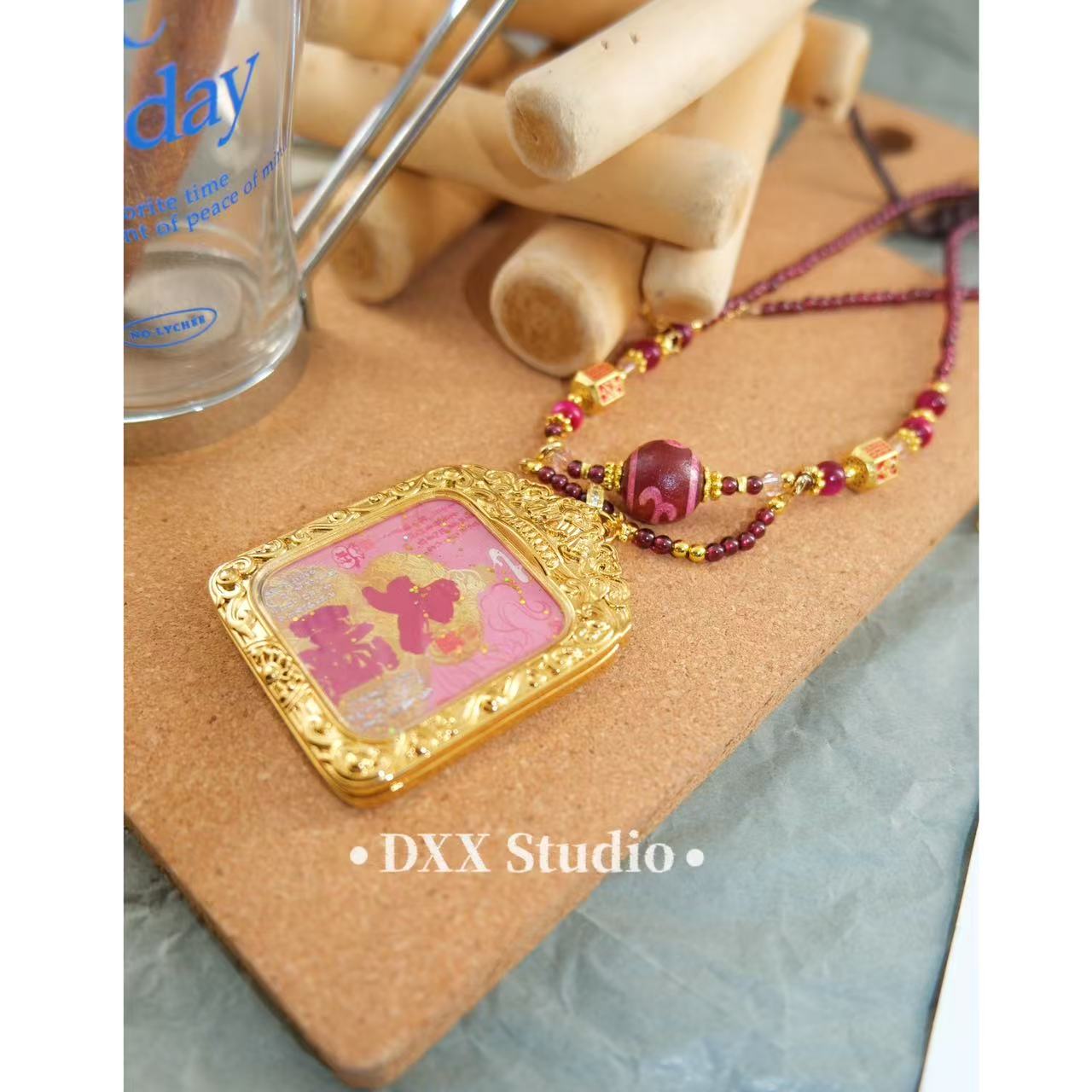 铜合金项链 小众设计国风新中式项链45598