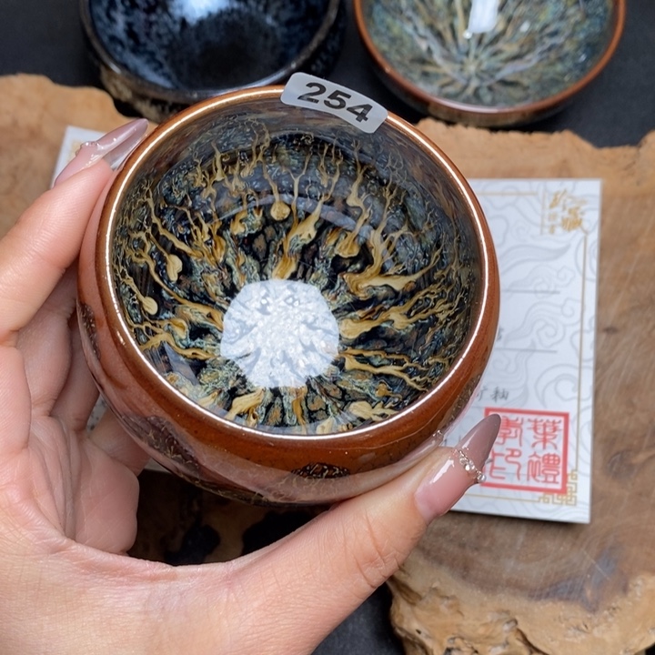 茶盏建窑建盏主人杯254