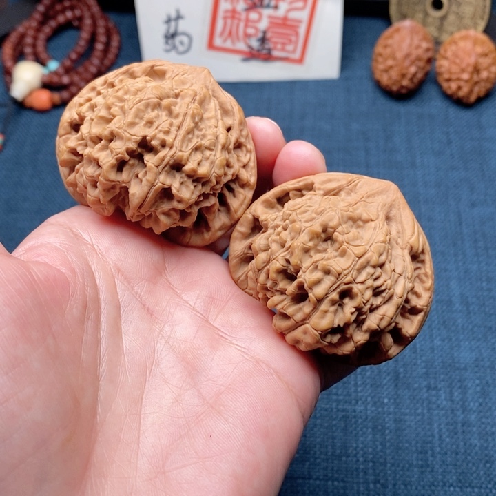 桃核吊坠王勇大官帽52