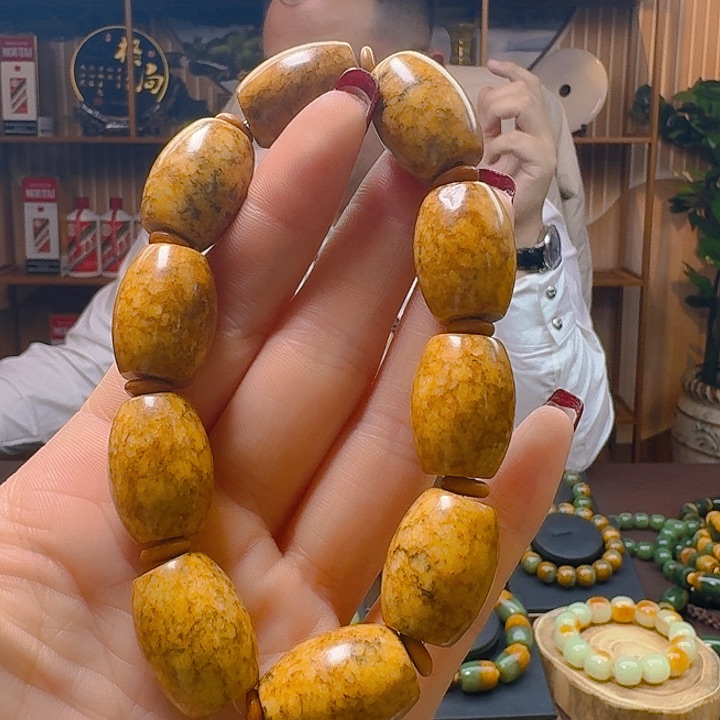 和田玉手串未镶嵌