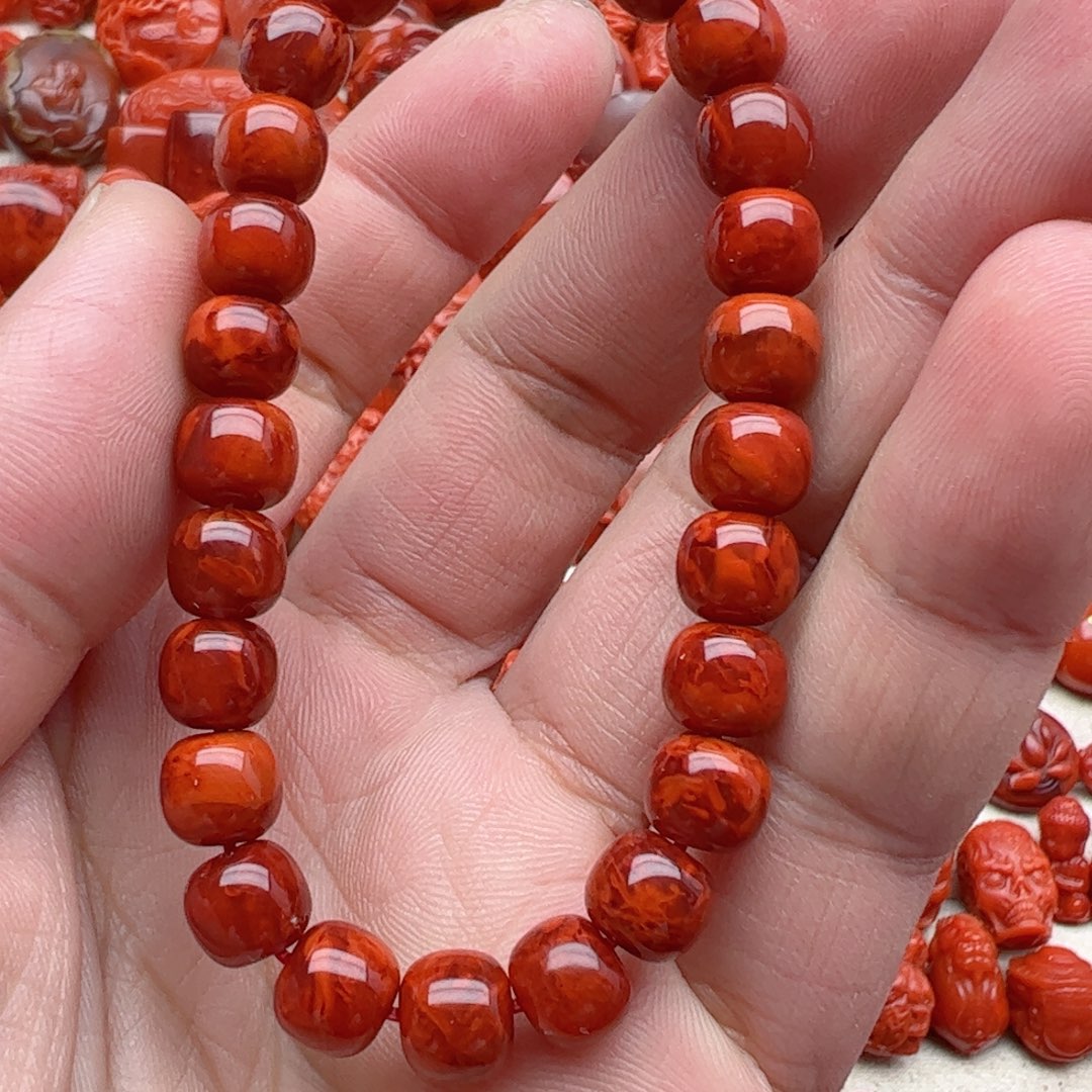 南红玛瑙配饰未镶嵌