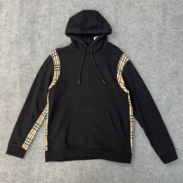 99新 BURBERRY/博柏利 burberry博柏利/经典格纹拼接帽衫 /99新/L