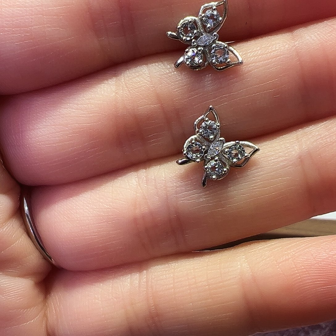 耳坠银S925镶嵌海蓝宝石