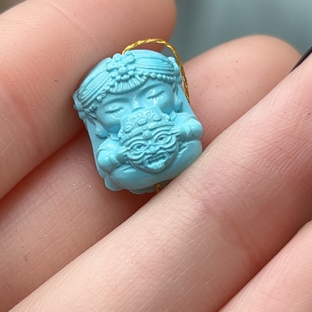 绿松石珠宝奇石未镶嵌