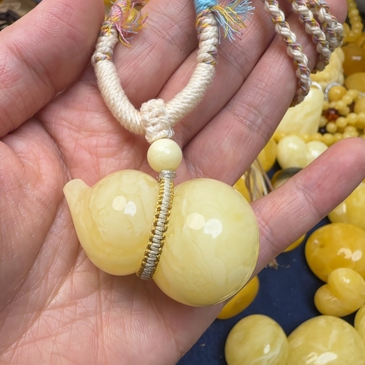*****蜜蜡未镶嵌颈饰天然蜜蜡