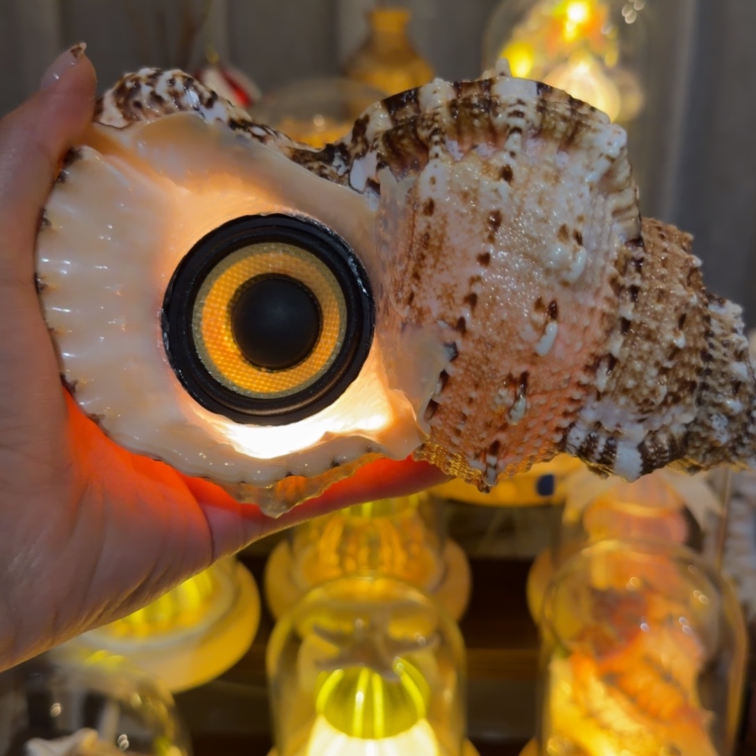 天然贝壳蓝牙音响