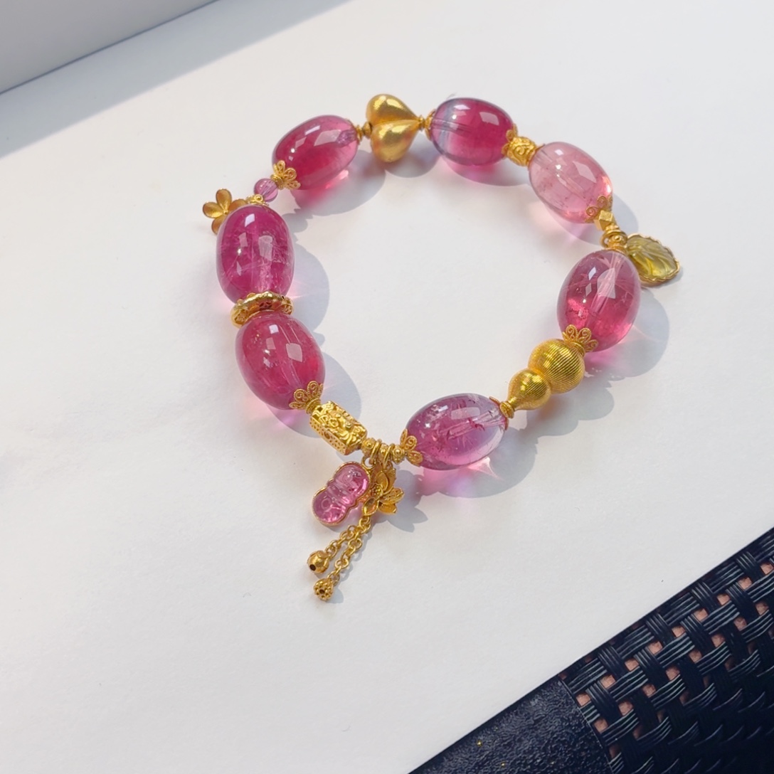 碧玺手链未镶嵌碧玺手链