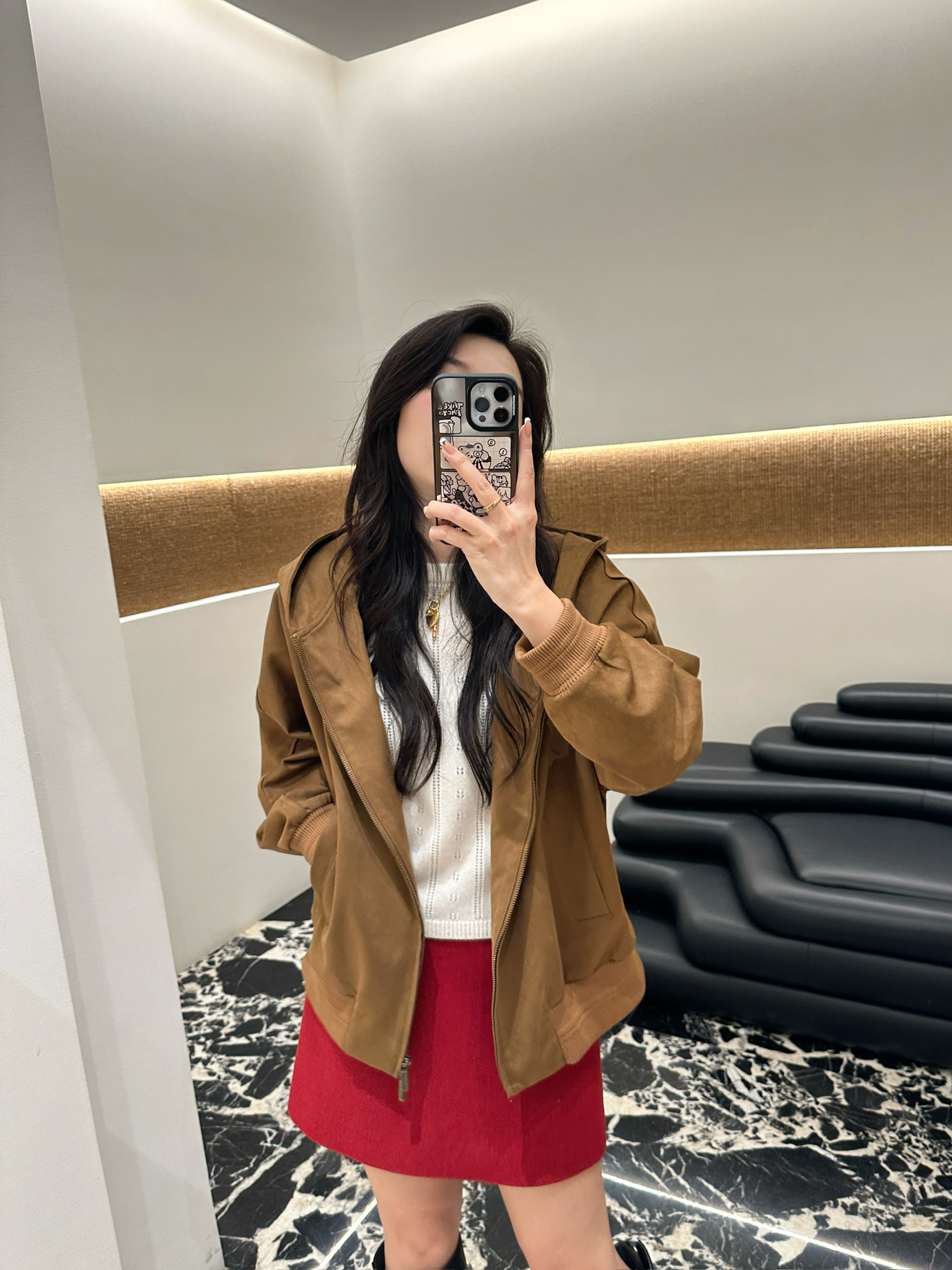 IMMI 设计师品牌 小众新款 羊绒镂空提花短袖上衣