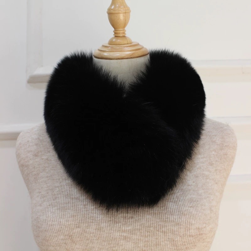 【JINXI】新中式秋冬狐狸毛磁吸扣毛领