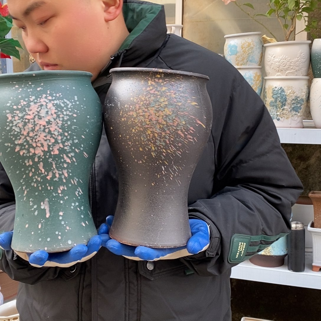 紫砂花盆口15高25福利