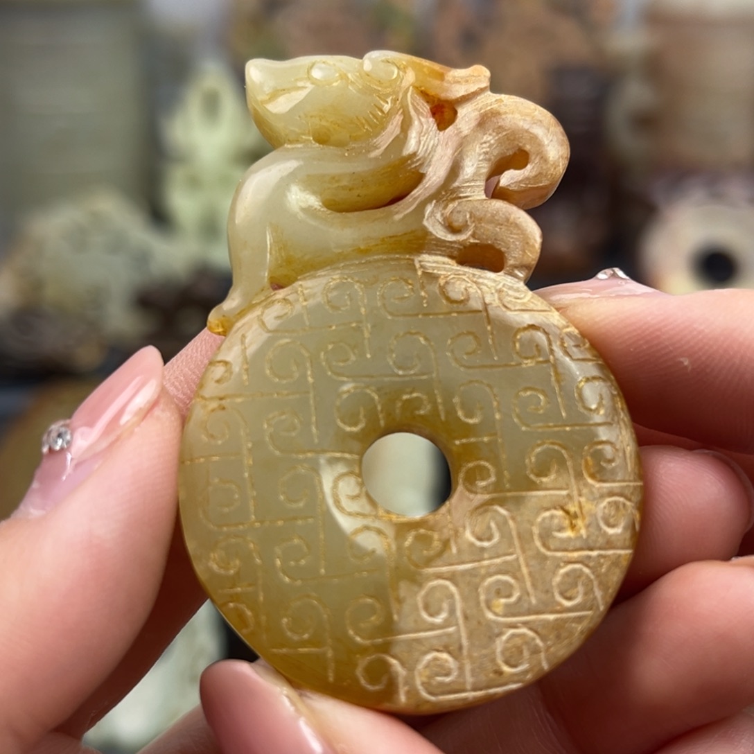 和田玉未镶嵌颈饰鉴古藏珍鉴古藏珍