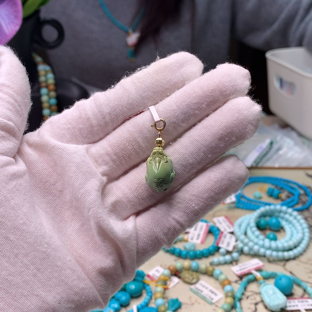 绿松石未镶嵌配饰