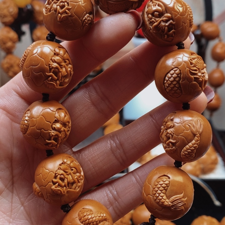 橄榄核手串/手链九龙横财