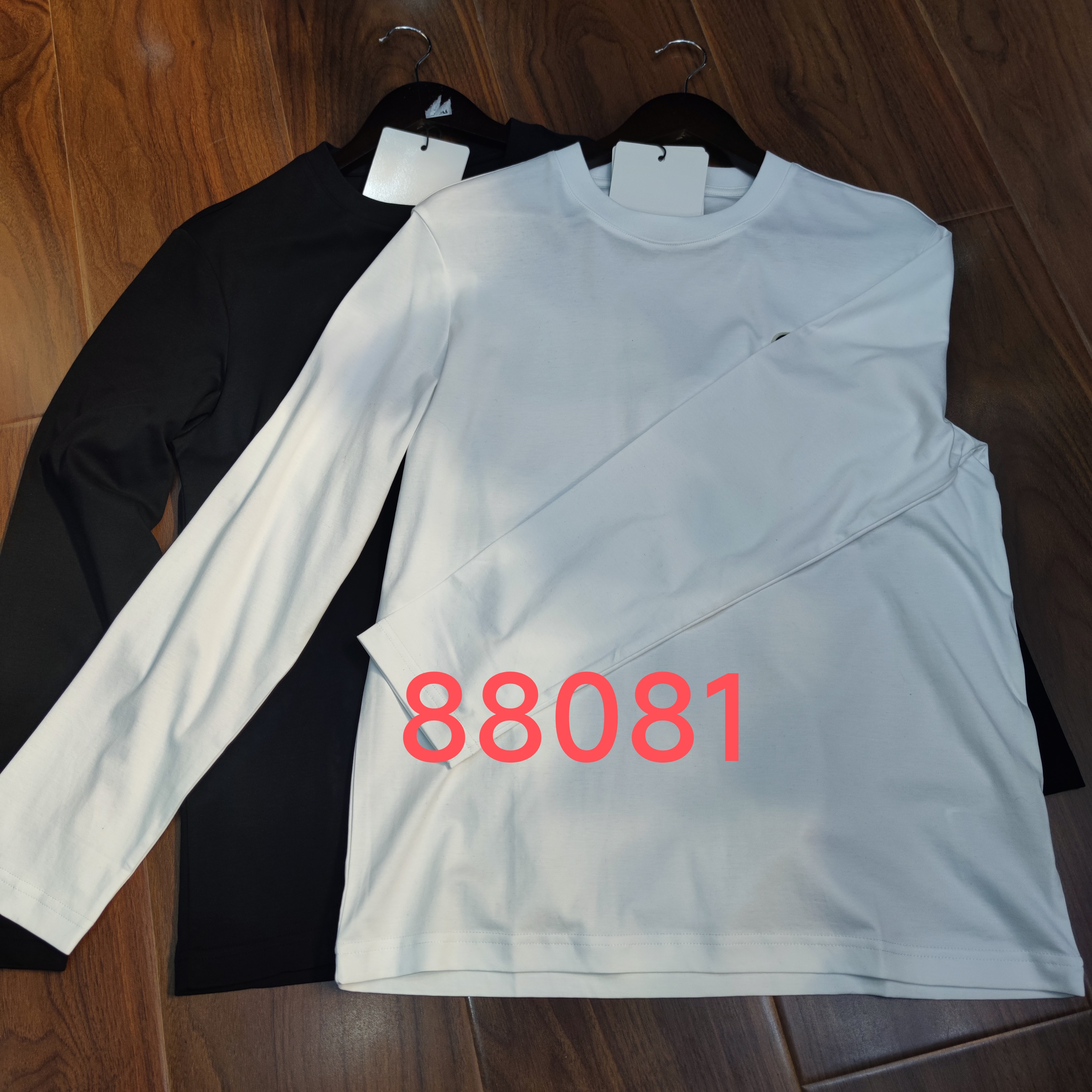 88081 蒙 新款男士长袖圆领打底衫