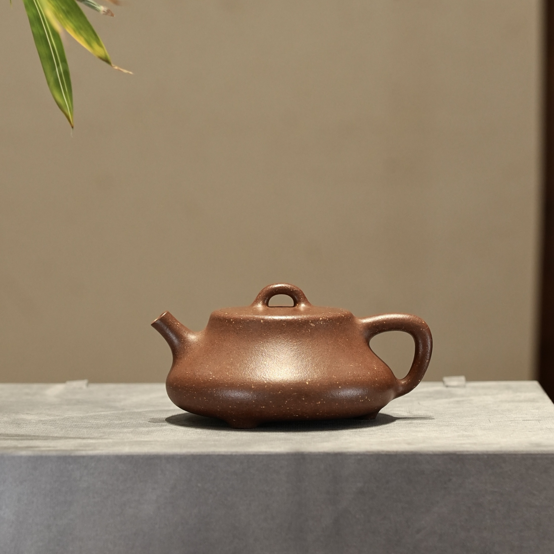 老牌实力派王春明老师乙巳新品《础瓢》紫砂壶全手工宽口段泥纯手工