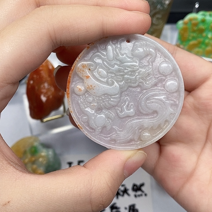 颈饰未镶嵌翡翠翡翠A货