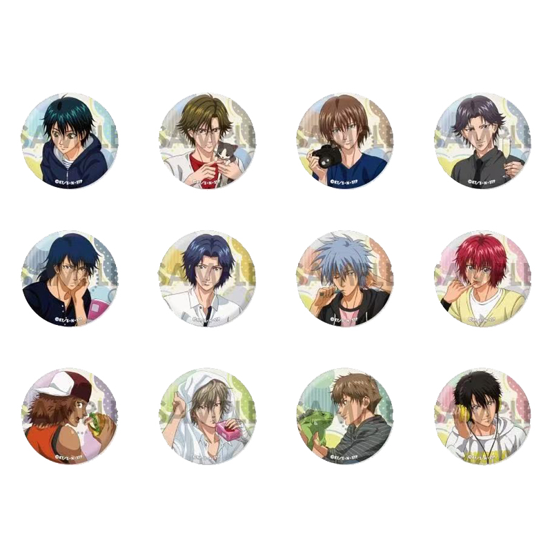 【代拆】网球王子 透明贴休息时刻 吧唧徽章 盲盒 正版日谷周边