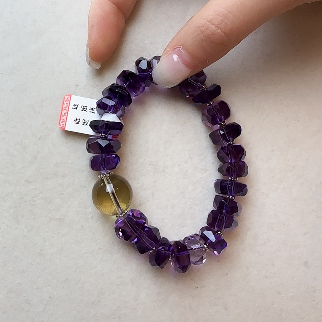 水晶手链未镶嵌麦*大气上档次