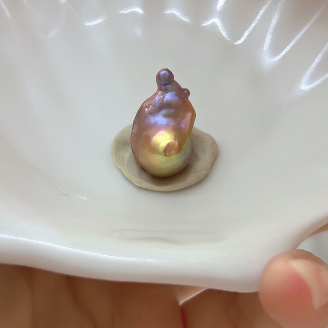 淡水珍珠银S925镶嵌颈饰