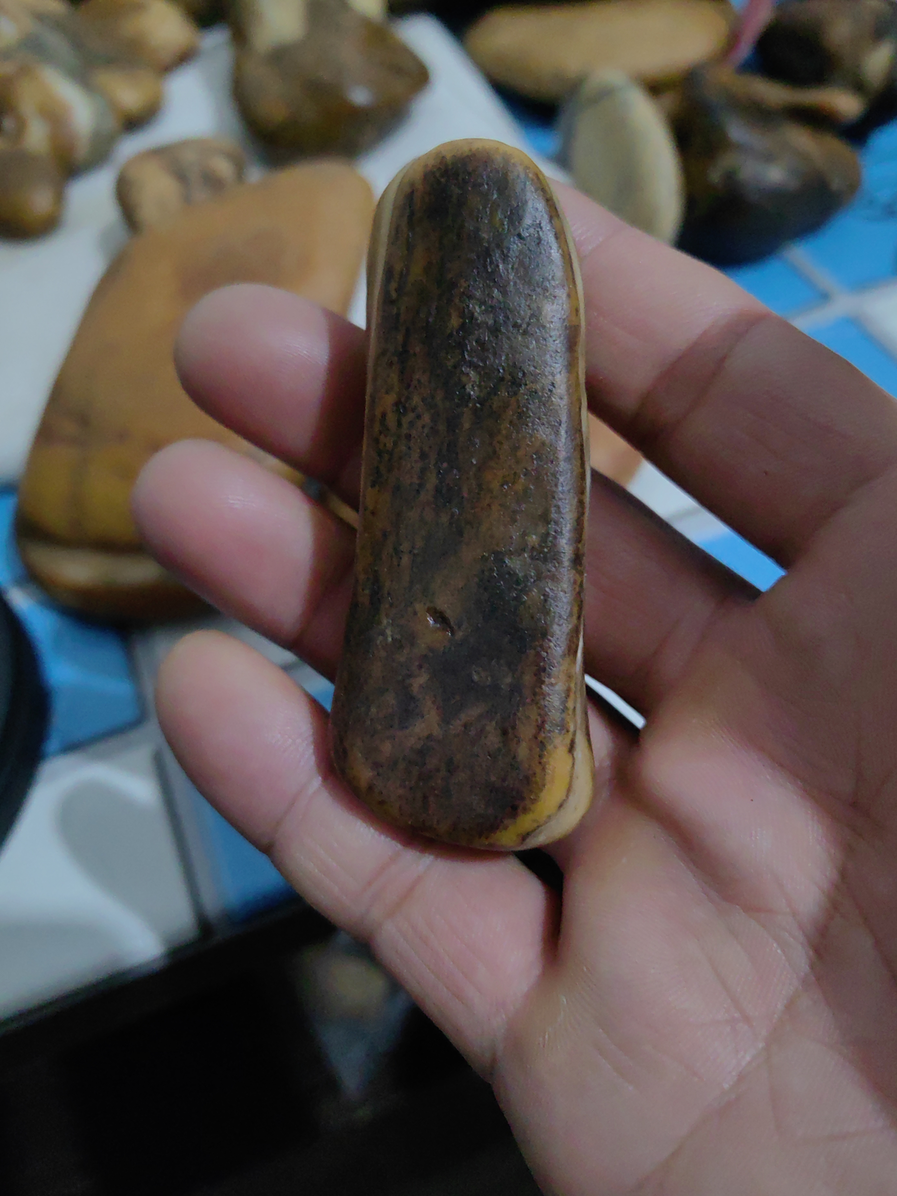 非金属珐琅吊坠 唐河彩玉特色棒棒手把件兼吊坠