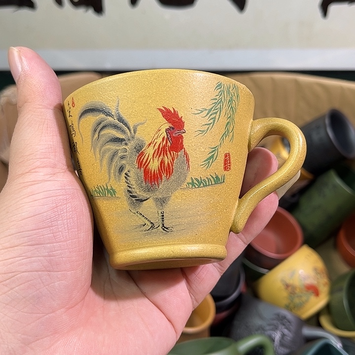 茶杯紫砂全手工紫砂主人杯