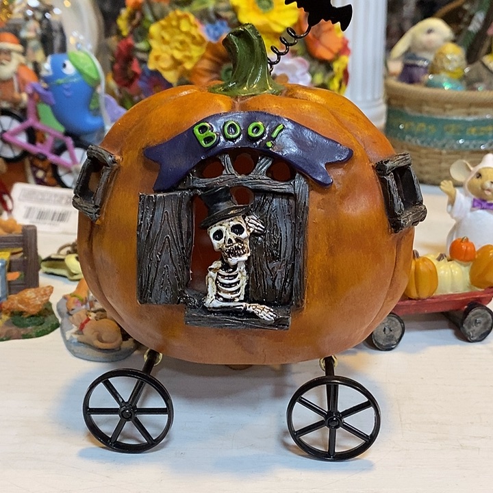 树脂制品南瓜车树脂