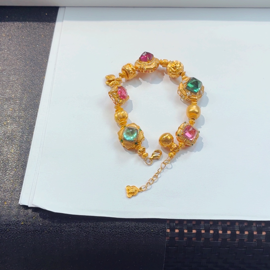 碧玺手链未镶嵌碧玺手链