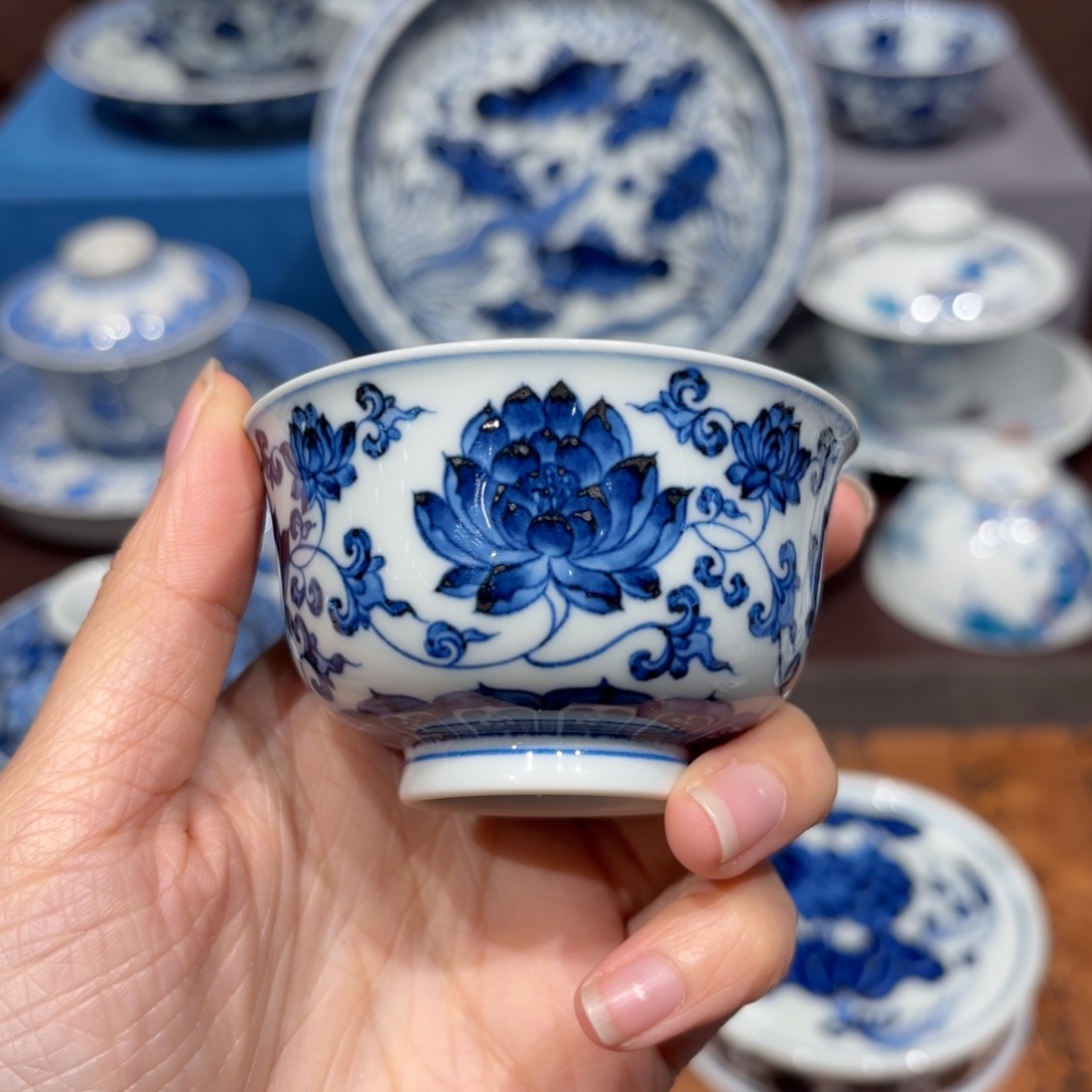 瓷片景德镇纯手工手绘