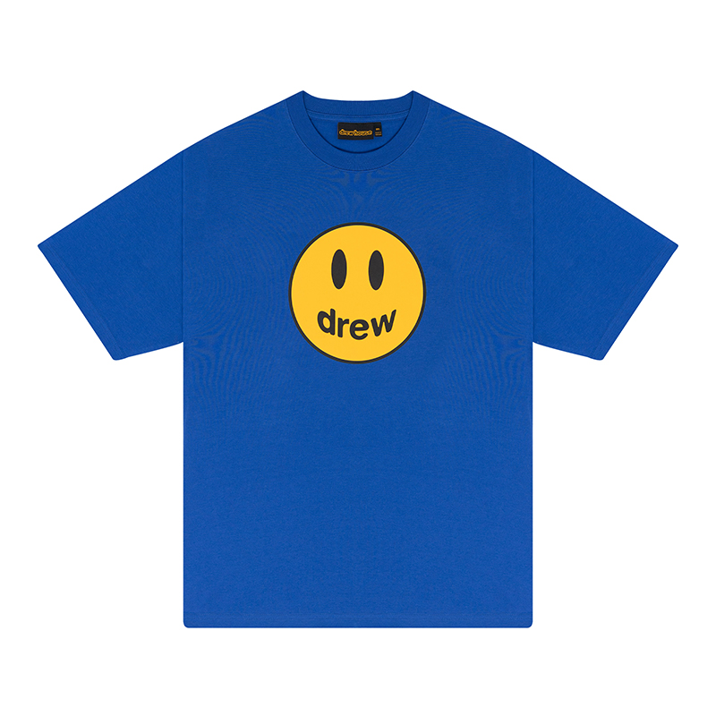 drew house mascot笑脸短袖T恤 皇家蓝 DH-HJ2121-MCRB
