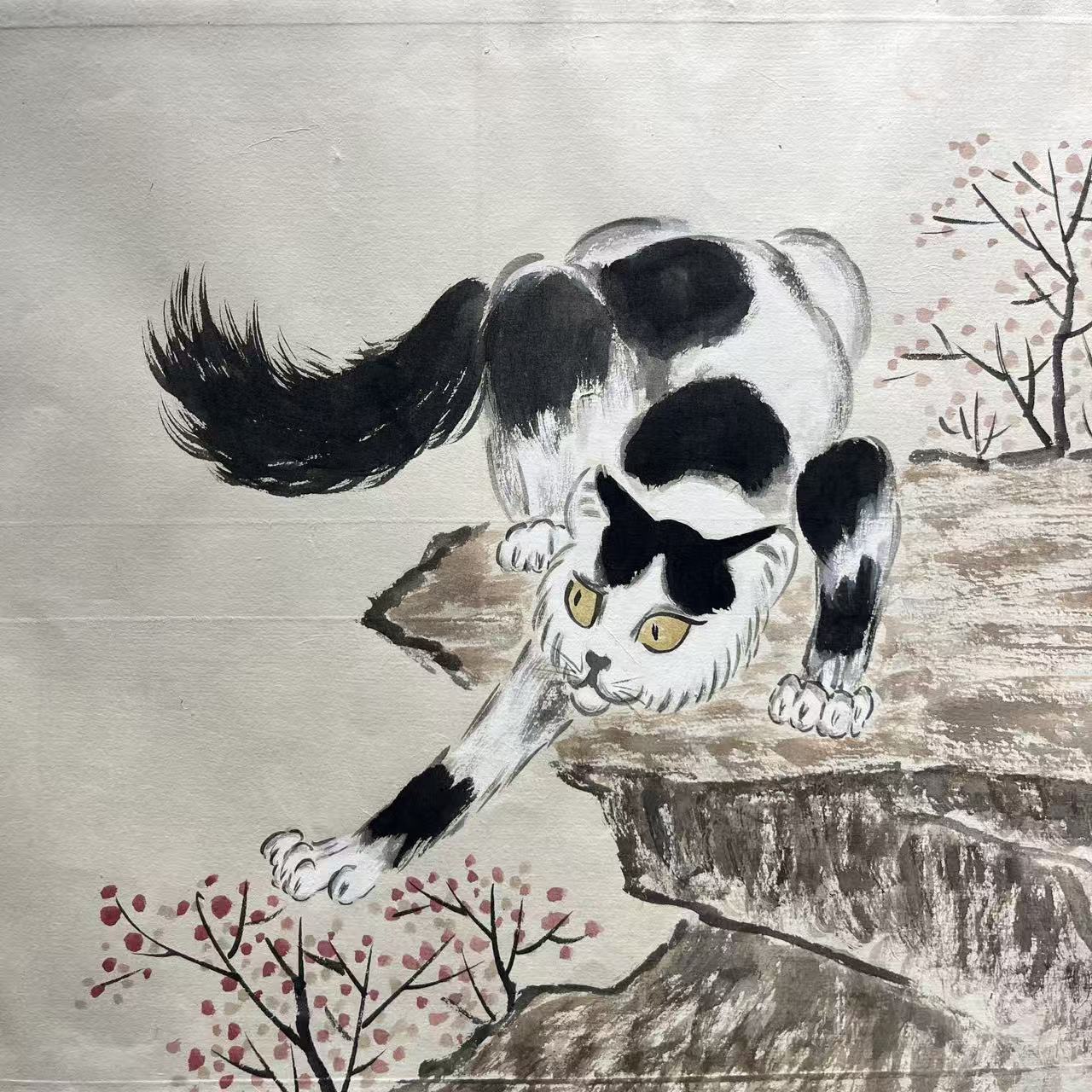 白石老师作品《猫》